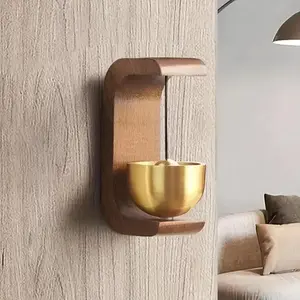 Magnetic Wooden Wind Chime, Modern Hanging Decor, Indoor Door Hanging Reminder Decoration, Home Decor for Living Room Bedroom, Ornaments, Wall Hanging Decor