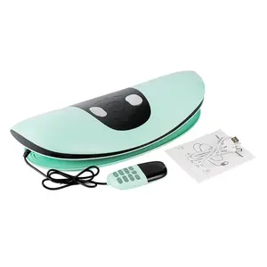 Electric Lumbar Massager, USB，Vibration Massage, Smart Heat Therapy, Low Frequency Pulse, Electric Lumbar Traction Machine, Relieve Fatigue, Perfect Gift