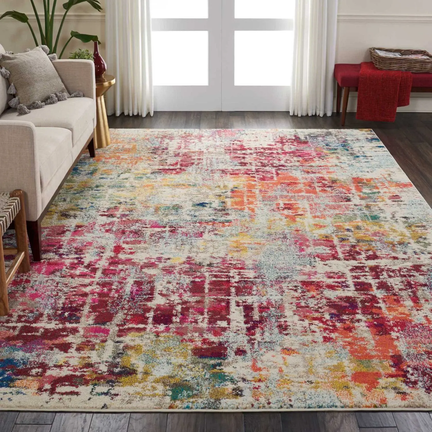 Nourison Celestial Bohemian Tones Indoor Area Rug, College-Decor Home Decor Rug