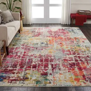 Nourison Celestial-Themed Colorful Indoor Area Rug for College Spaces, Celestial-Themed Area Rugs
