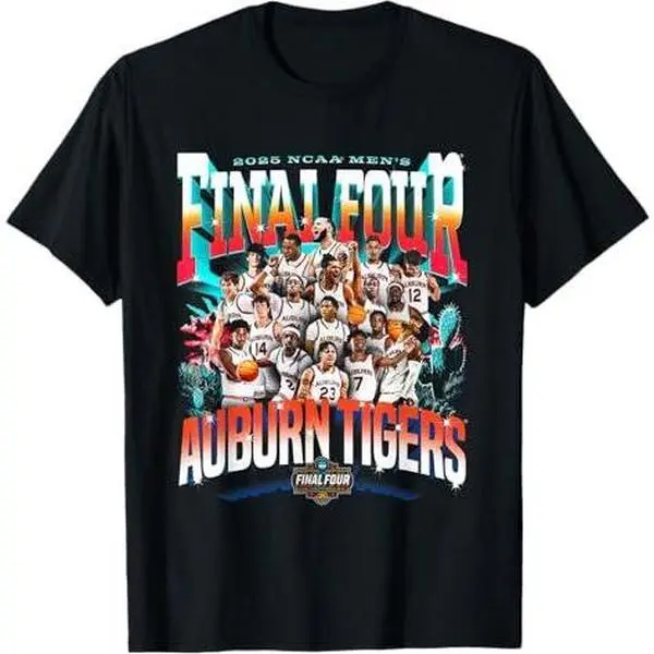 Auburn Final Four 2025 Men’s Basketball NIL T-Shirt