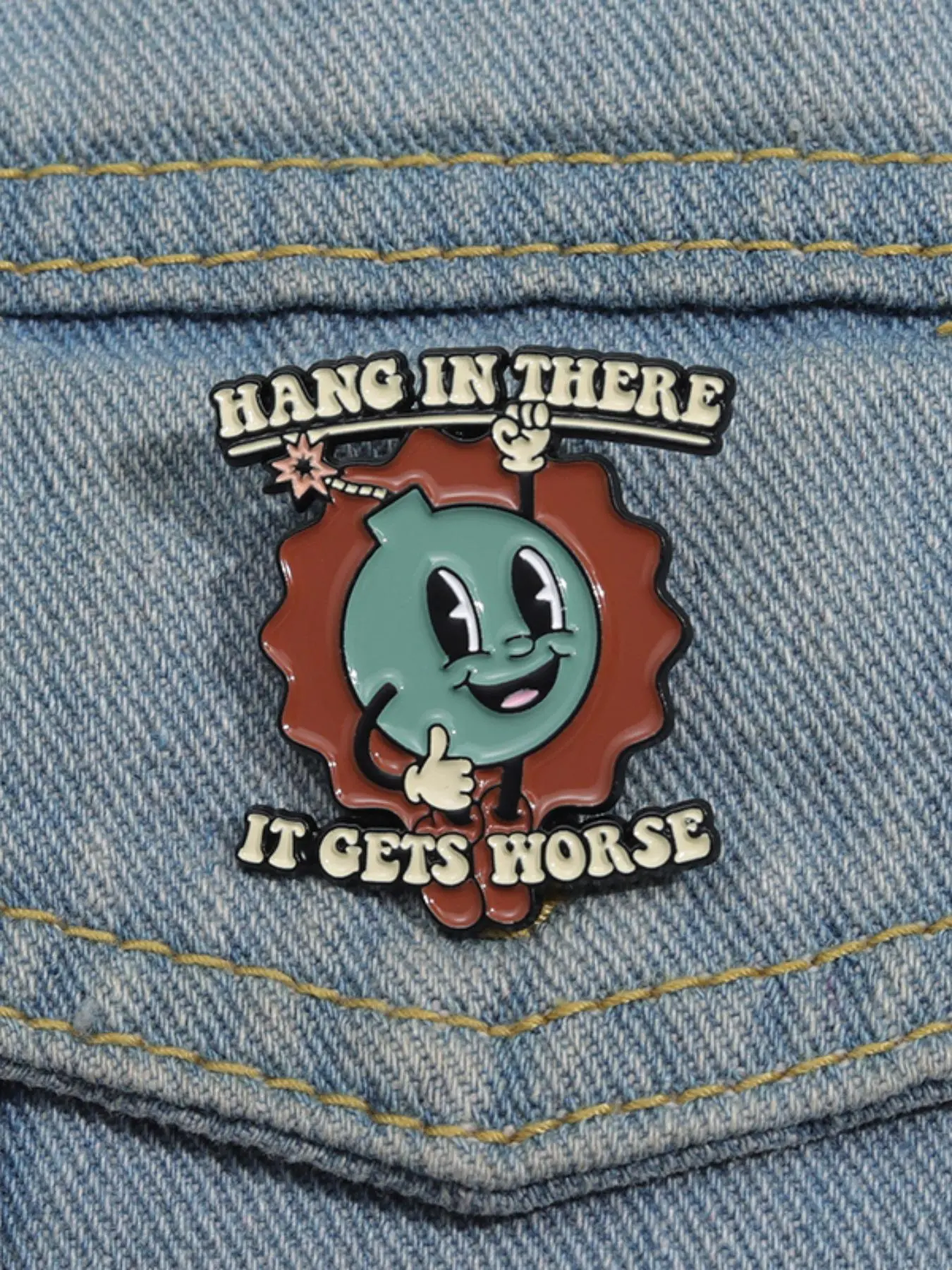 Novelty All-match Durable Vivid Cartoon Letter & Cartoon Character Design Brooch, Alloy Brooch Pin, Creative Alloy Badge, Lapel Brooch, Fashion Accessories for Men & Women, Charms