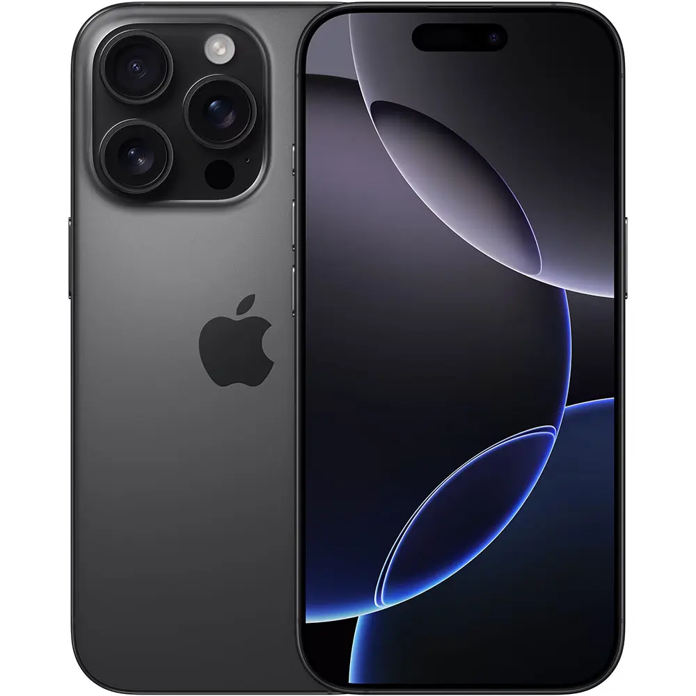 Refurbished Apple iPhone 16 Pro 128GB Black Titanium (Unlocked) - Excellent