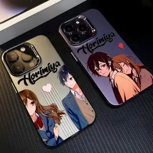 PIKPAKA H-Horimiyas Anime Cartoon Cute Phone Case For IPhone 17 16 15 14 13 12 11 Pro Max Air Matte Laser Aurora Shockproof Funda Anti-Drop Anti-Fingerprint Cover