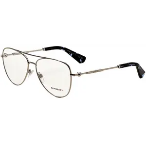 Burberry Men's 57 mm Silver Opticals BE1386-1005-57
