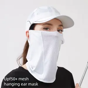 ✨ Sports Sun Mask 👩 🏃 ‍ ♀️   - Women's Summer Ice Silk Neck Gaiter, Thin & Breathable for Men, UV Protection for Golf & Cycling