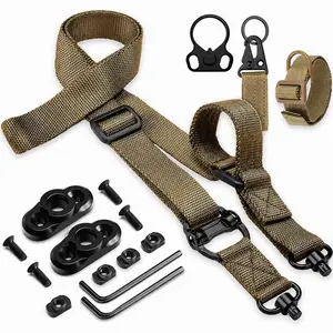 Upgraded Enhanced Quality- Quick-Adjust 2-Point Sling with Sling Swivels, Fast Adjust Thumb Loop, Durable Mount Straps