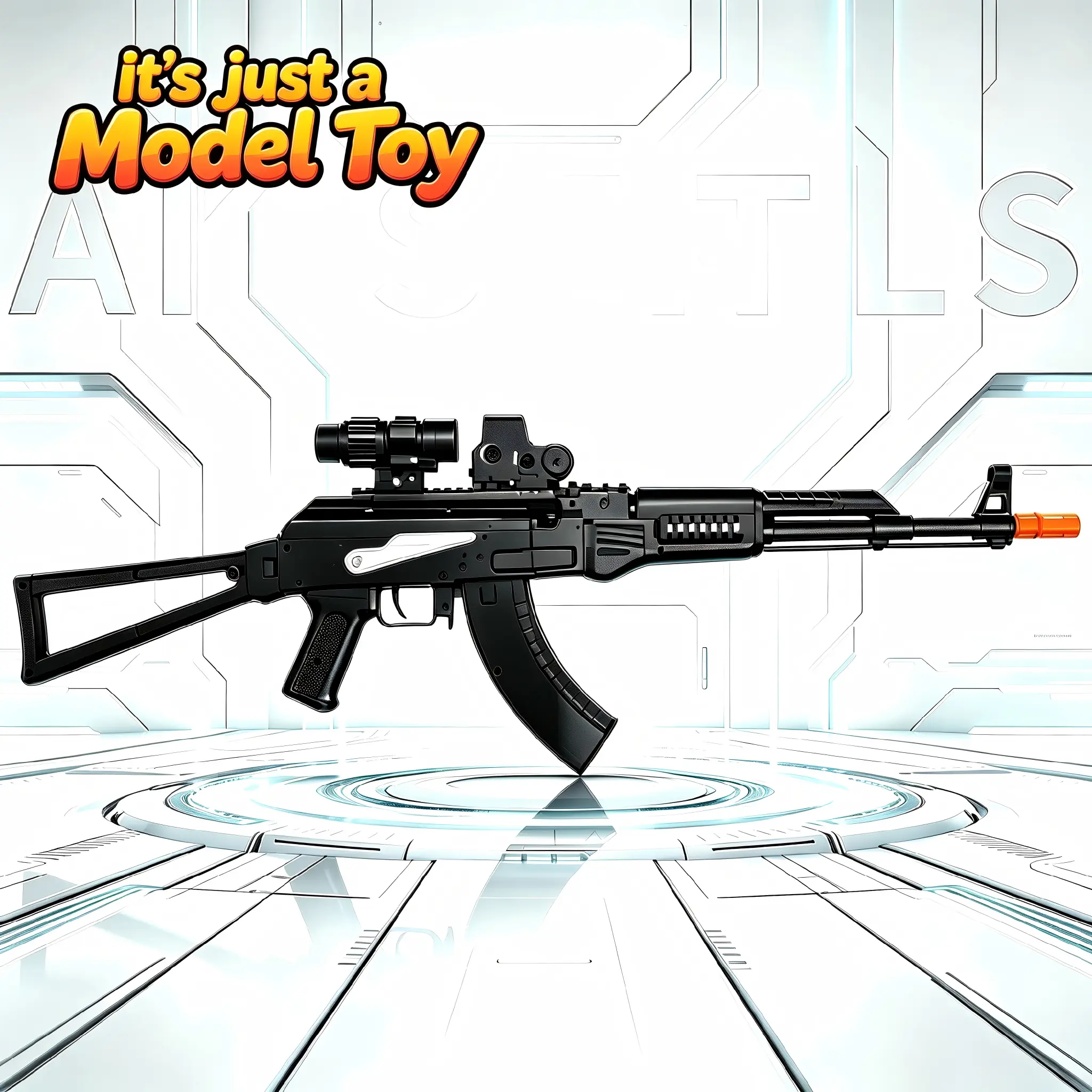 Interactive Outdoor Blaster Toy with Built-in Batteries, Built-in Cells, Engaging Design - Boosts Boys' Creativity, Offers Fun and Engagement, Ideal Birthday Gift