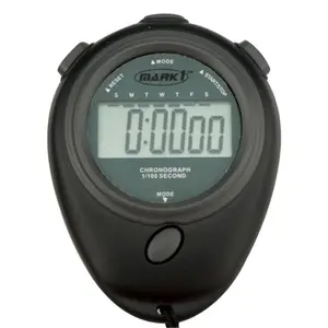 212 MAIN Mark 1 Economy Black Stopwatch - Adjustable Timer, Lap Counter, Sports & Outdoor Coaches' Gear Accessory