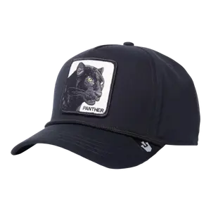 Goorin Bros Panther 100 Men's Black Trucker Hat - Snapback, Adjustable, Blacked-Out, Snapback Hats
