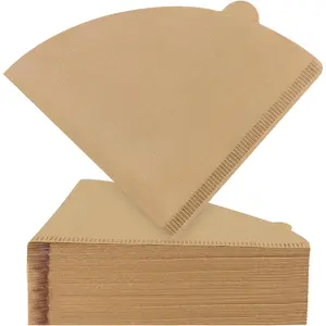 Cone Coffee Filters #2, 200 Count Unbleached Size 02 Coffee Filter, Disposable Natural Paper Filters 2-4 Cup, 02 Cone Filters for Pour Over and Drip Coffee Maker fathersdaygift