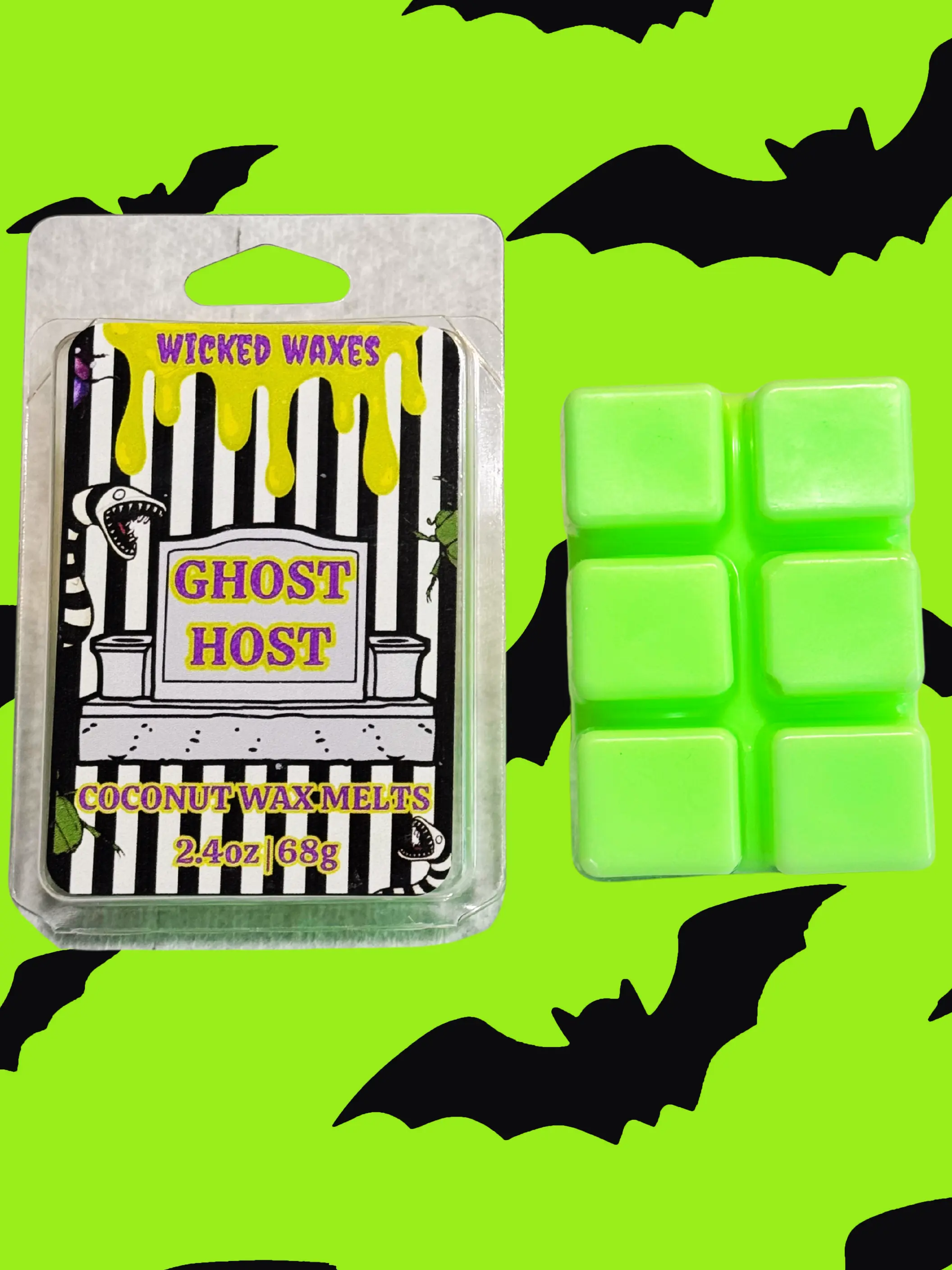 Ghost Host Wax Melts, Caramel Apple Crunch, Fall Scents, Strong Scented Wax Melts