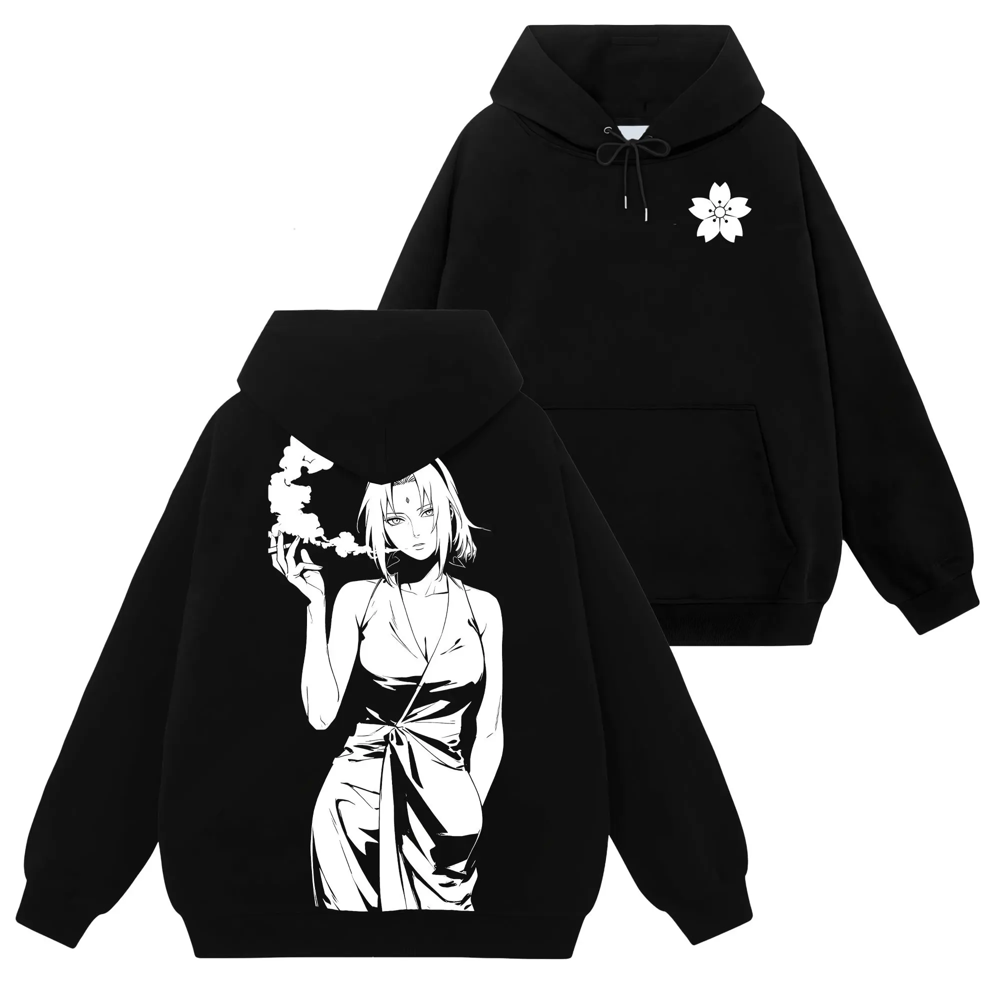 [Konoha Shop] Limited Sakura - Naruto Shippuden #82 Hoodie T-Shirt Sweatshirt, Retro Vintage Unisex Graphic 90s Cotton, Gift For Wibu Ninja Shinobi , Anime Manga Y2K Streetwear