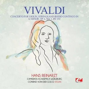 Vivaldi - Vivaldi: Concerto for Violin, Strings and Basso Continuo in G Minor,Op. 6, No. 1, RV 192  [COMPACT DISC - CD] Rmst