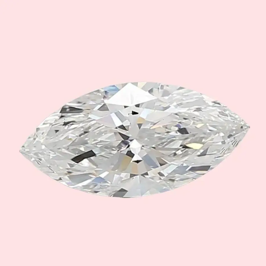 Diamond & Main 5.45ct Eye-Clean Marquise Lab-Grown Loose Diamond, F Color, FVS1 Clarity, IGI Certified for Engagement Ring