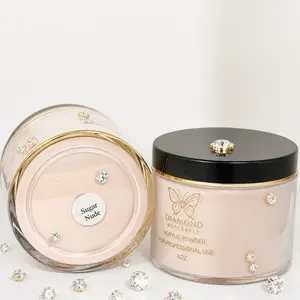 Diamond Butterfly Sugar Nude Acrylic Powder 4oz for Professional Use