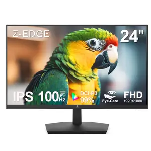 Z-EDGE 24 inch 100Hz IPS Gaming Monitor FHD 1920x1080 with HDMI VGA Frameless DCI-P3 99% Eye-Care