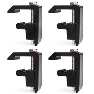 AA-Racks P-AC-04N Utility Track System Mounting Clamp for Toyota Tacoma/Tundra Truck Cap/Camper Shell, Set of 4