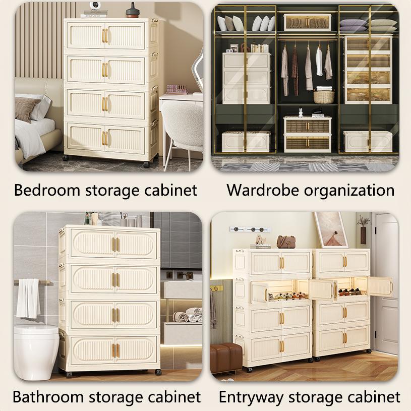 Bedroom storage,Plastic Storage Cabinet, Multi-layer Drawer Organizer,trinket trade box   storage organization,  organizer storage,  adhd organization products,  Collapsible Storage Cabinet with Wheels, Lidded Stackable Plastic Storage