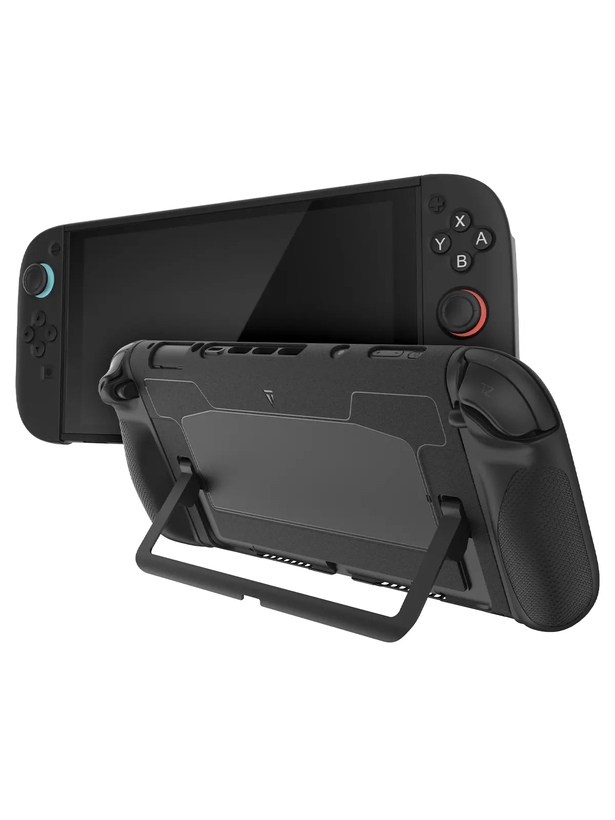 TUDIA Snap-On Case Compatible with Nintendo Switch 2 (2025) - [Kickstand Access] Dockable Slim Scratch-Resistant Console PC Cover with Enhanced Shockproof TPU Handheld Grip