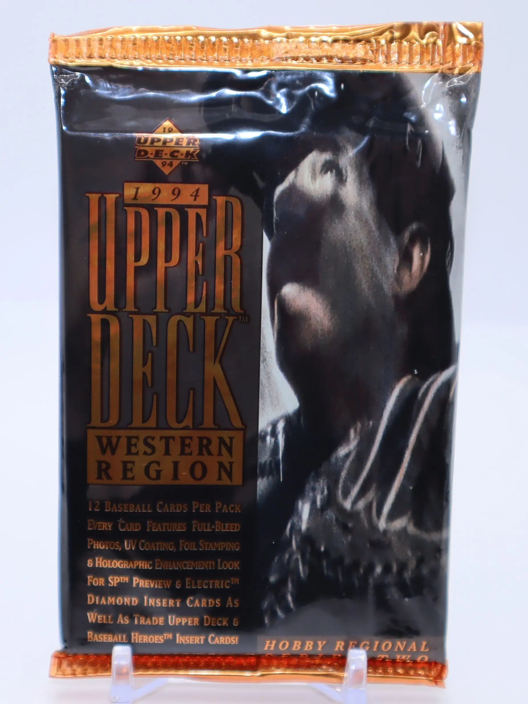 1994 Upper Deck Series 2 Hobby Regional Trading Card Pack - Western Region, 12 Cards, Collectible with Baseball Heroes Diamond Inserts