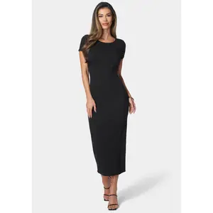 Rib Maxi T-Shirt Dress
