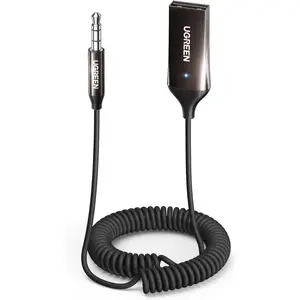 UGREEN Aux to Bluetooth 6.0 Adapter 3.5Mm Bluetooth Receiver for Car USB 2.0 to 3.5Mm Jack Kit with Built-In Microphone Aux Input for Hands-Free Calls Compatible with Car Speaker and Home Audio UGREEN GROUP LIMITED