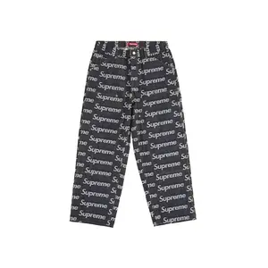 Supreme Jacquard Logos Double Knee Denim Painter Jean Rigid Indigo (men) by StockX