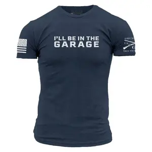 I'll Be In The Garage T-Shirt - Midnight Navy