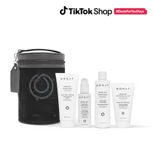 MONAT Bond IQ Repair Haircare System – Fortifying Shampoo, Conditioner, Leave-In Crème & Recovery Serum for Damaged Hair Smooth Peptide