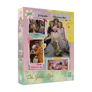 USAopoly Golden Girls 1000-Piece Puzzle, Officially Licensed, High-Resolution Artwork, Precision-Cut Pieces, Rectangular, Satisfying Assembly Experience, Everything's Better with Friends