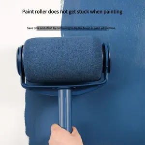 Paint Roller Kit, Multifunctional Wall Decoration Kit, Professional Paint Roller & Accessories Suitable for Smooth Application, Wall Paint Roller
