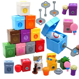 Montessori Gift Surprise Box with Digital Lock, Interactive Unlocking Toy for Kids, Number Puzzle, Perfect Gift for Boys and Girls, Fine Motor Skills Development