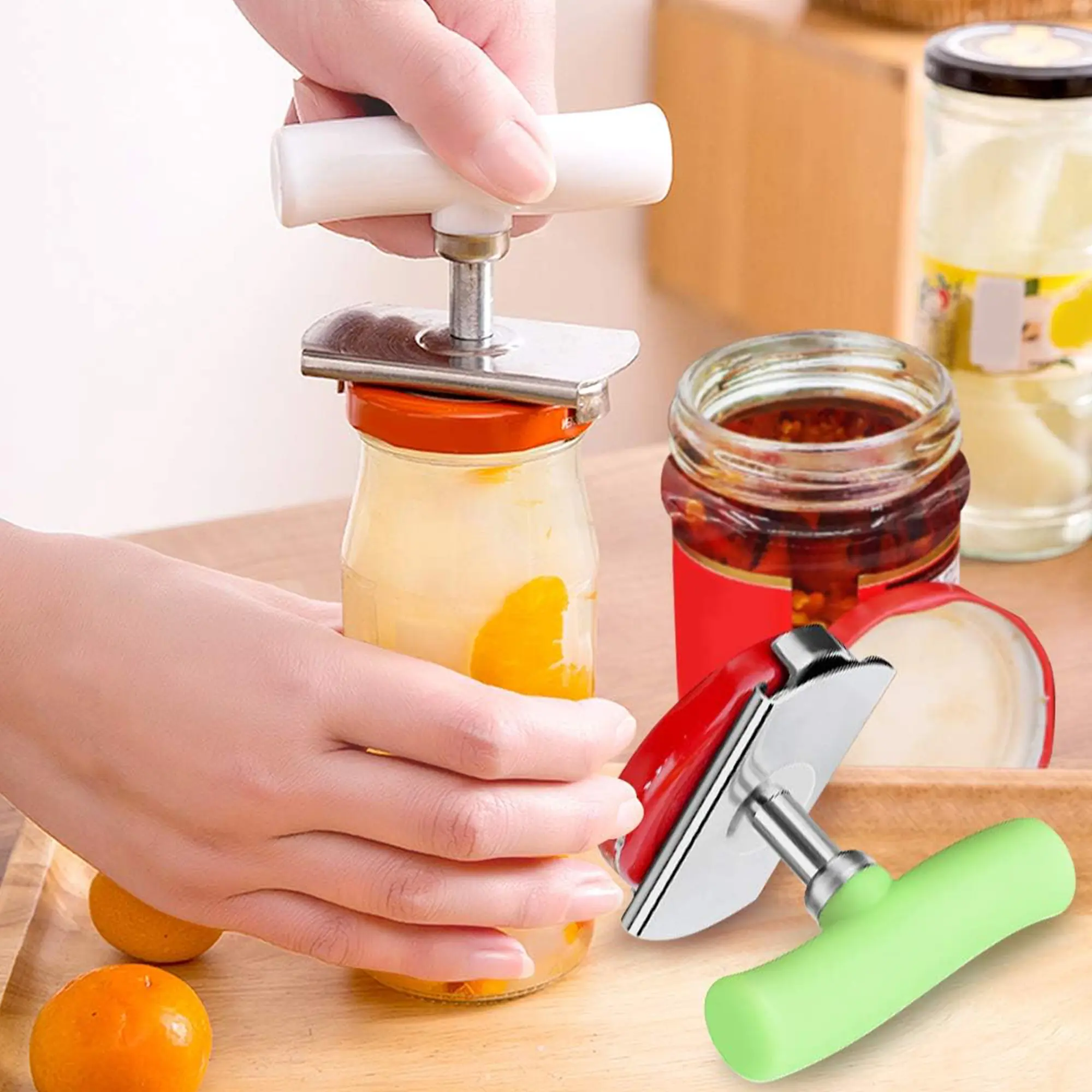 Anti-slip Grip Design - Our jar opener comes with anti-slip grip design to allow you can use it with comfortably and safely, reducing the harm to your hands and wrists