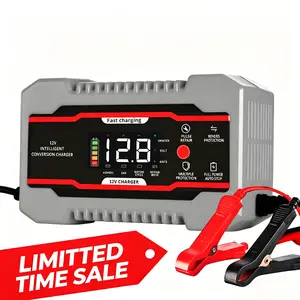【Fathers Day Gift】Portable Car Battery Charger 12V 24V, Automatic Maintainer, Repair, Trickle Charger & Desulfator with Overcharge Protection, Auto Shutoff, 12Volt Battery Charger for Vehicle Motorcycle Boat Lead-acid Batteries - Auto parts!