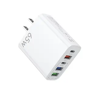 5 in 1 PD Fast Charging Hub, USB C Type C Fast Wall Charger Power Adapter Plug
