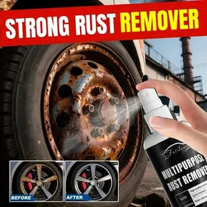 Deep Rust Remover Spray, Instantly Revives Metal Surfaces, Multi-Purpose Cleaner for Iron Railing, Tools, Appliances, Cars, Stainless Steel, Rust Remover Solution