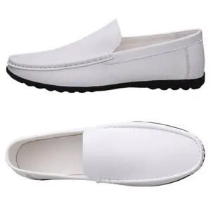 Men's Casual Driving Shoes - Classic Moccasins, Round Toe Flat Slip-On Loafers for Daily Comfort 1803