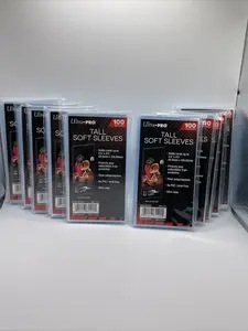 Ultra Pro TALL Penny Card Sleeves 10 Packs of 100 (1,000) cards up to 2.5X4.75