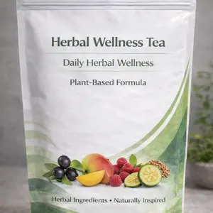Daily Herbal Wellness Tea, All-Natural Relaxing Beverage for Daily Well-Being Support