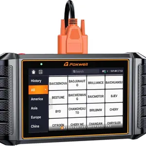 FOXWELL OBD2 Scanner Diagnostic Tool NT726, All System Bidirectional Scan Tool, Code Reader for Cars and Trucks with 12 Resets, ABS Bleeding/Oil/EPB/SAS/D-PF/TPMS/Injector Coding/Throttle/BMS..., FCA