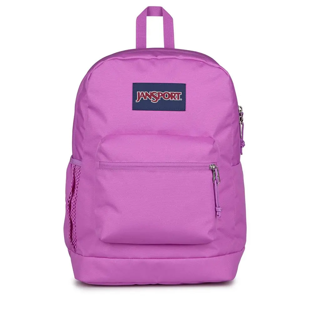 JanSport Cross Town Plus 17" Fits 15" Laptop Water Resistant Backpack - Fuchsia JanSport Cross Town Plus 17" Fits 15" Laptop Water Resistant Backpack - Fuchsia