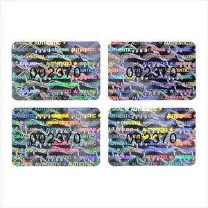 270pcs/540pcs Silvery Holographic Anti-Tamper Warranty VOID Security Labels with Unique Serial Number, Suitable for Industries, Sticker Sheets