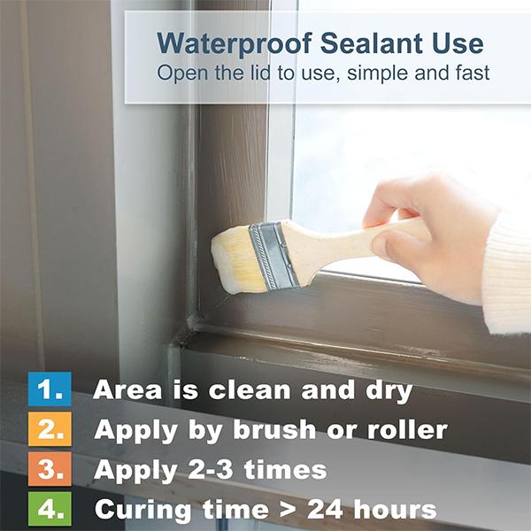 Invisible Waterproof Agent 35oz | Transparent Sealant for Bathroom, Shower, Concrete & Roof, Indoor/Outdoor Use