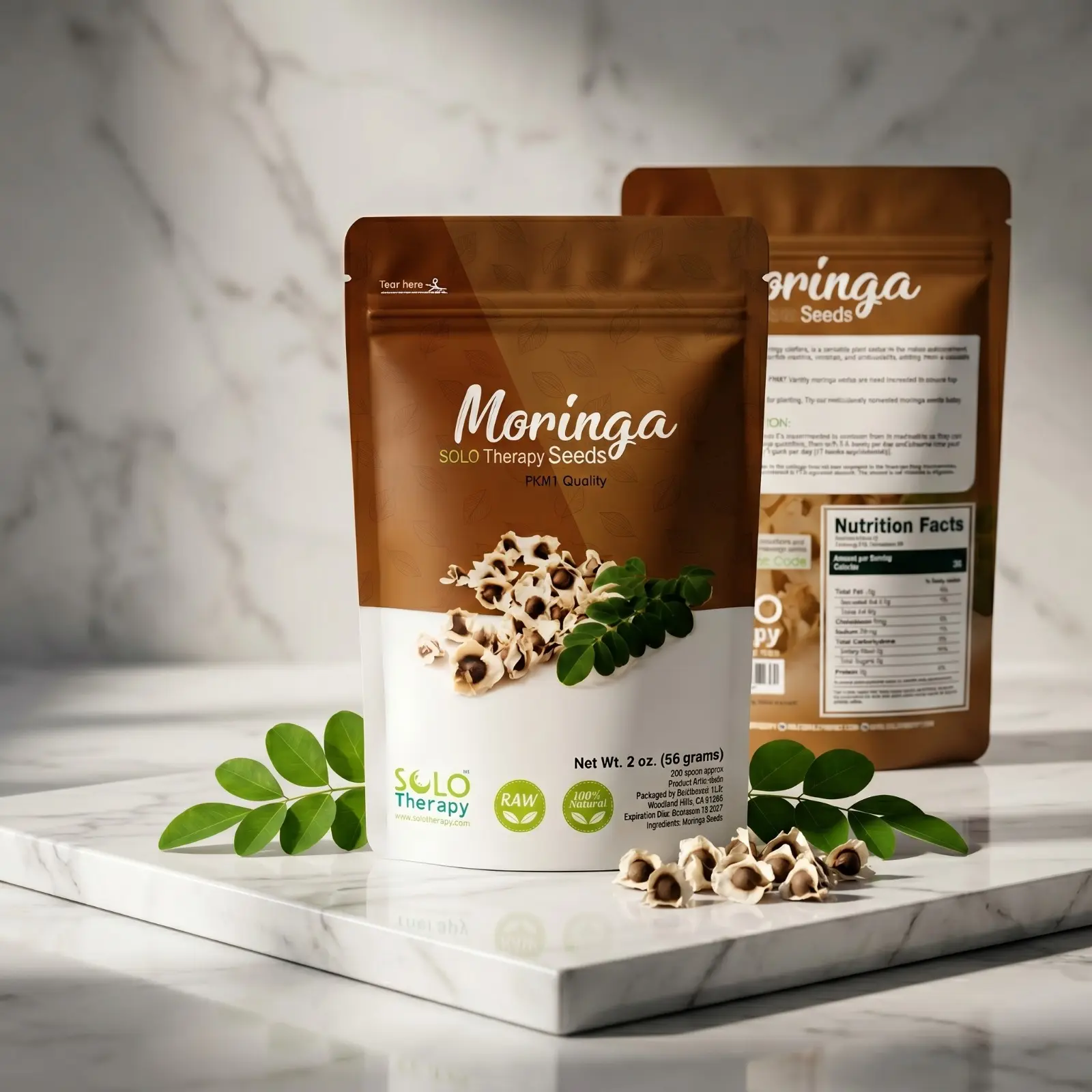 Moringa Seeds | 200 Seeds Approx. | Premium Quality | Moringa Oleifera (2 oz)