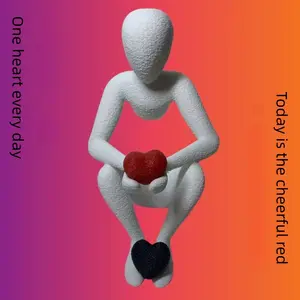 Love Embrace Warm Decorative Figurine, Home Decoration Gift Idea, Emotional Choice New Office Ornament, Perfect Present