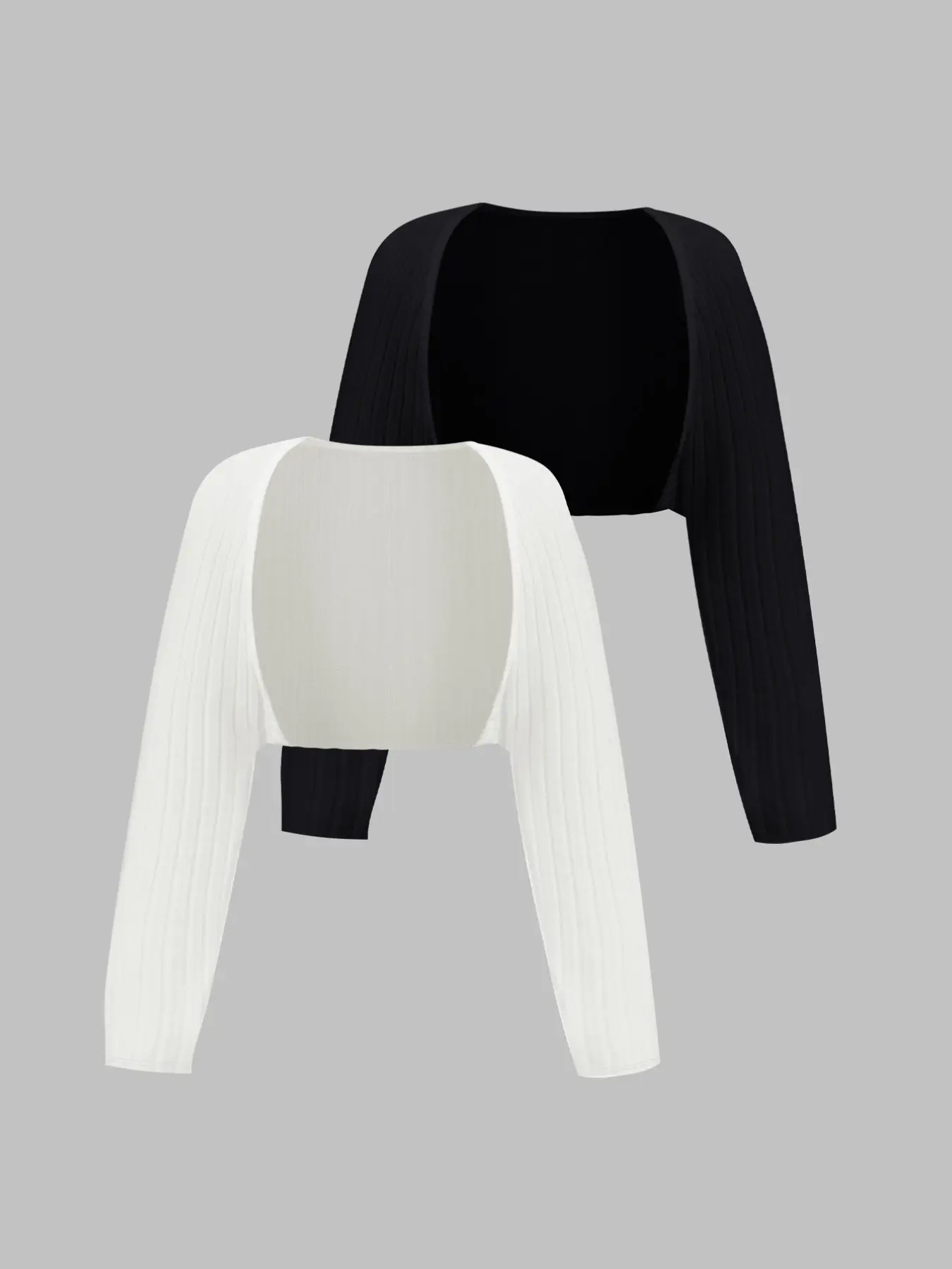 2 Pieces Set, Stylish Design, Casual, Knit, Knitwear, Fit, Long Sleeve, Perfect for Daily Use & Special Occasions, High-Quality Material, Ideal Gift Choice, Womenswear Tops