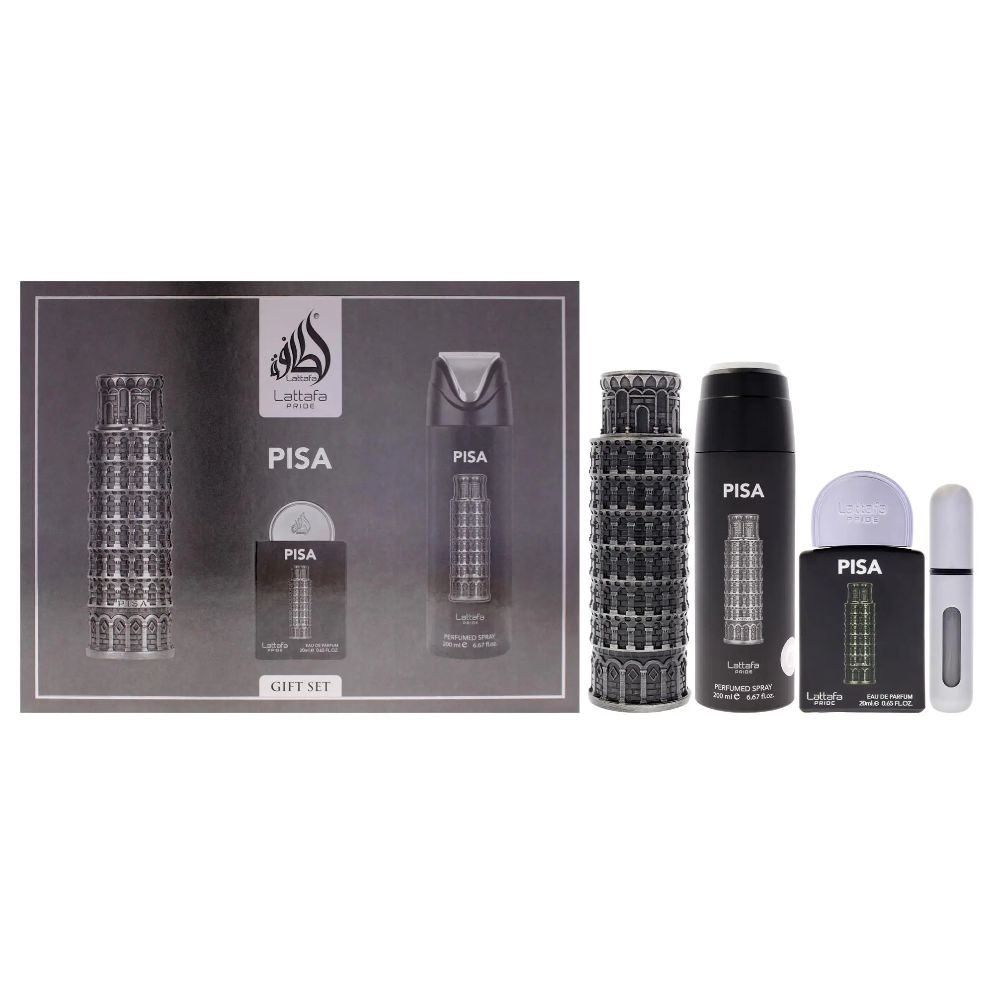 Lattafa Pride Pisa Eau De Parfum for Men — Mandarin, Lemon, Bergamot | unisex amber woody cologne, lattafalong-lasting bergamot cologne, unisex woody perfume, lattafamen's jasoor edp spray, cedar, mandarin perfume, sandalwood, lemon perfume, amber, woody