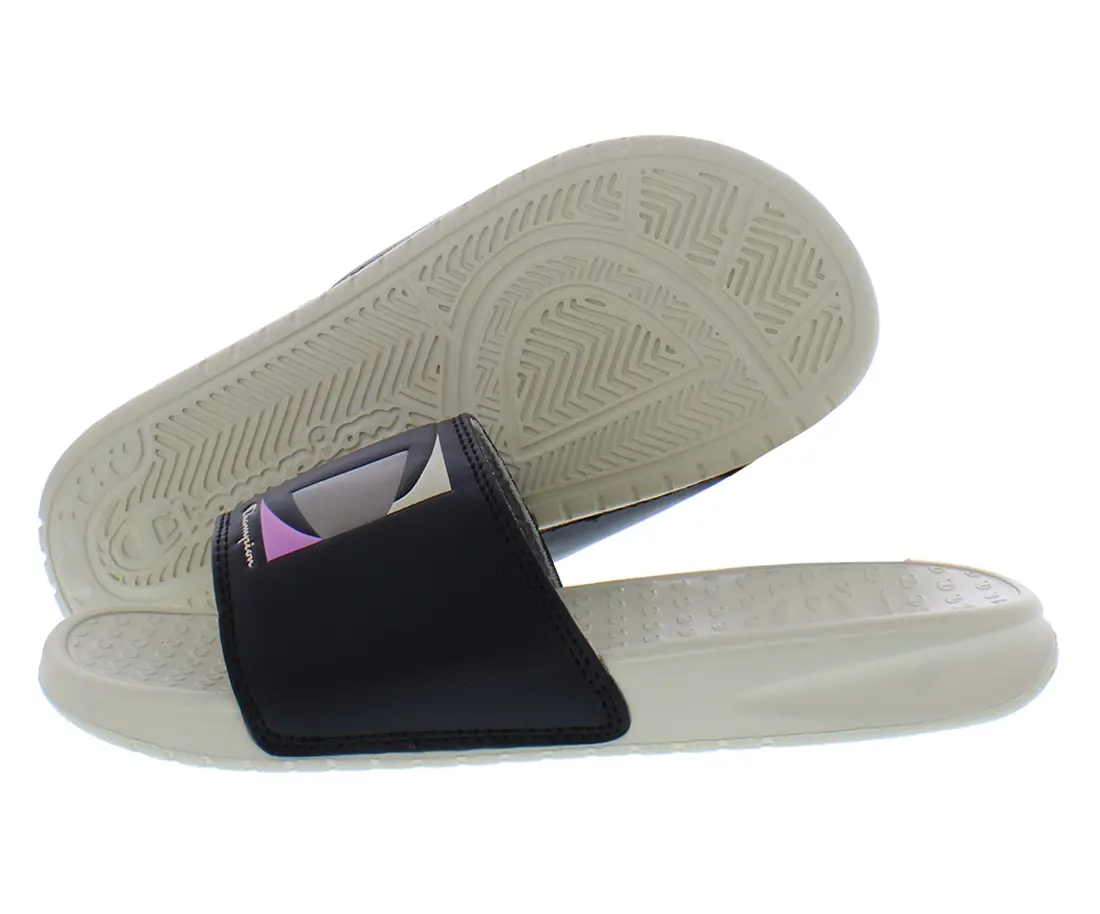 Champion Super Slide Script Womens Shoes, Footwear, Slide Sandal, Casual Wear