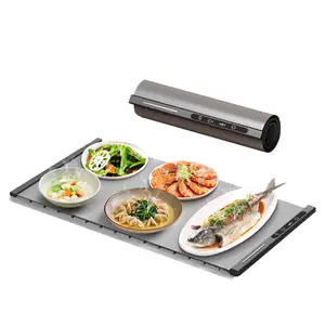 Electric Food Warming Mat 26" x15” Extra Large - 300W Professional Buffet Warmer with 8 Temperature Settings, 6-Hour Timer & Roll-Up Storage for Parties, Catering, Restaurants